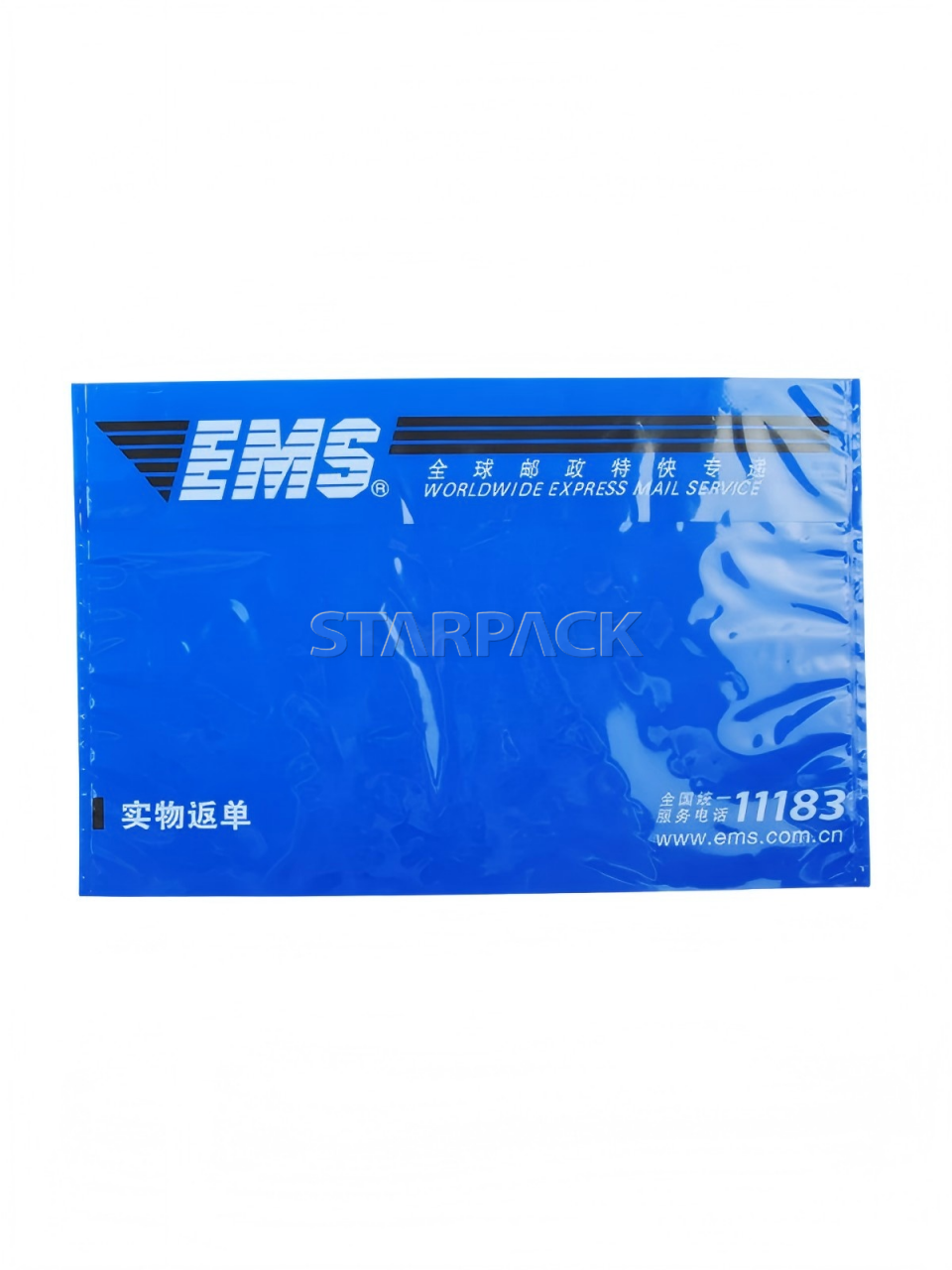 蓝膜印刷背胶袋